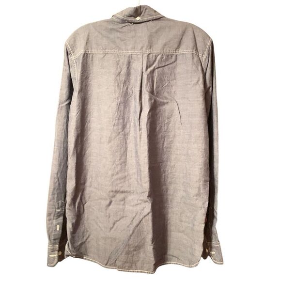 AG Adriano Goldschmied Denim Long Sleeve Button Down Shirt, Size Small - Picture 2 of 6